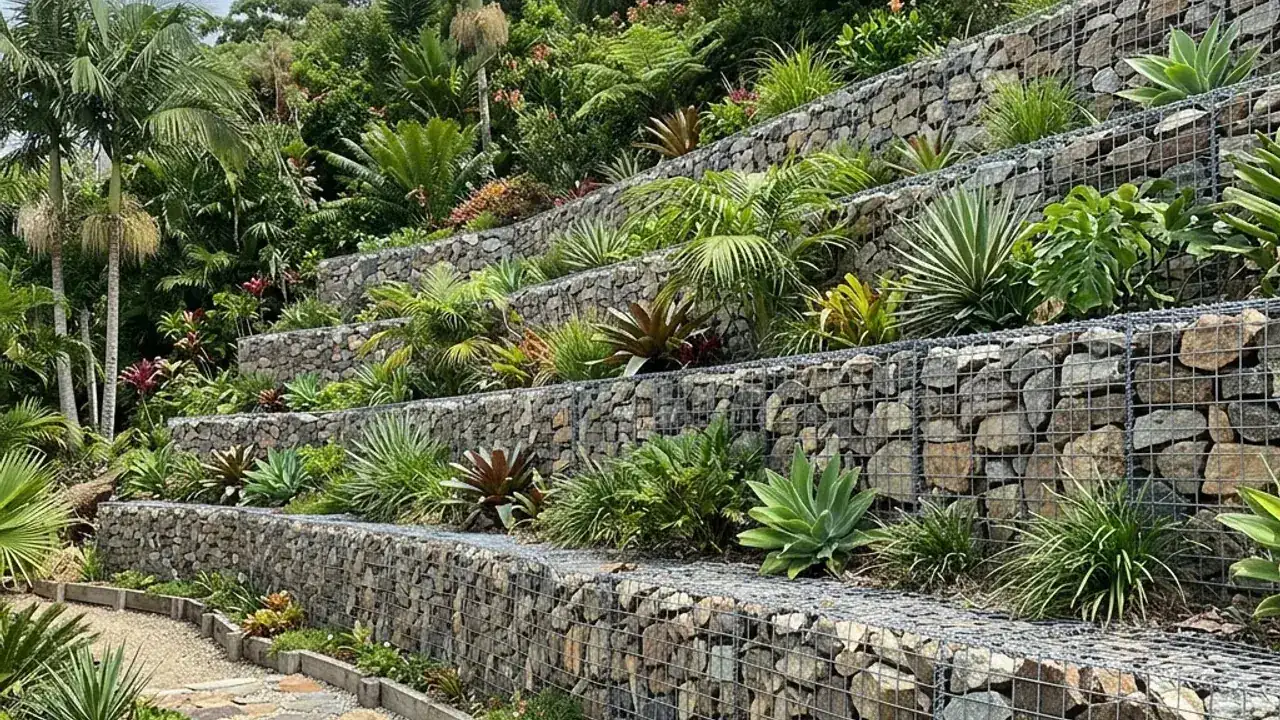 Gabion Retaining Walls example