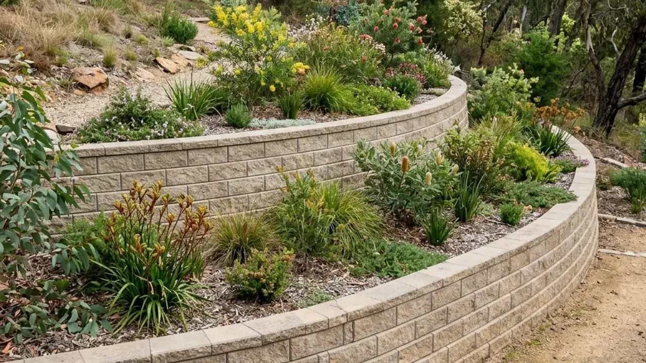 Segmental Block Retaining Walls example